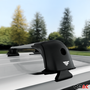 Subaru Crosstrek Roof Rack Cross Bars - Omac - 9080G Kit HX1 - Gray - '16-'23